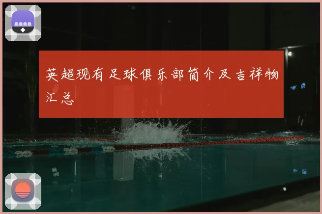 英超现有足球俱乐部简介及吉祥物汇总